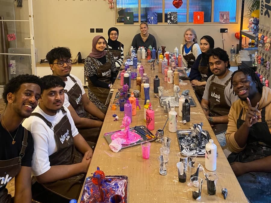Apprentices at a LACE Network social event