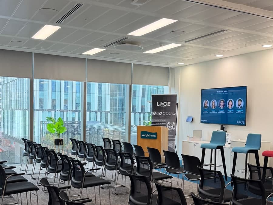 LACE Network x Weightmans event space